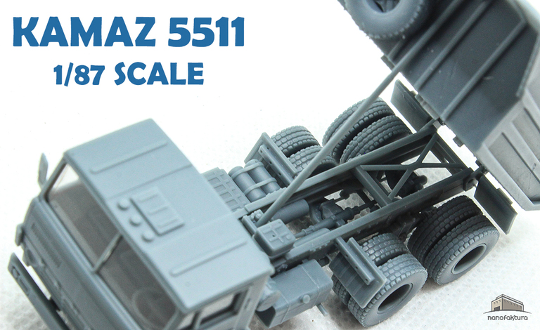 Kamaz 5511 Tipper - 1/87 (10)